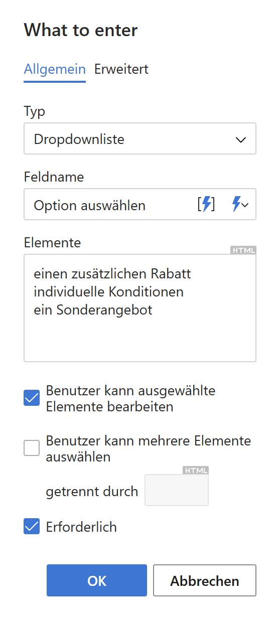 Fügen Sie einer E-Mail-Vorlage eine Dropdownliste hinzu. Fügen Sie einer E-Mail-Vorlage eine Dropdownliste hinzu.