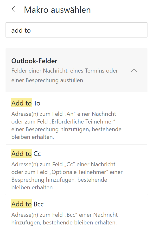 Füllen Sie die Felder „An“, „Cc“ und „Bcc“ in Outlook-E-Mails automatisch aus. Füllen Sie die Felder „An“, „Cc“ und „Bcc“ in Outlook-E-Mails automatisch aus.