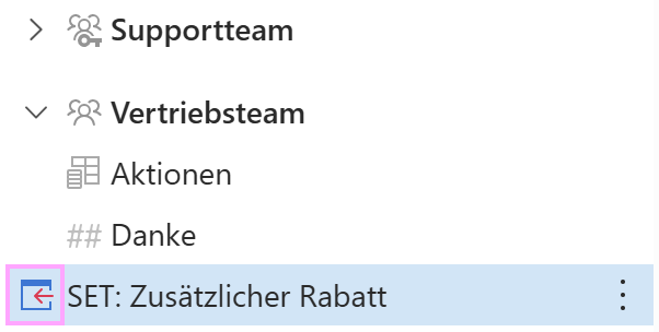 Fügen Sie eine vollständige E-Mail-Vorlage in eine Outlook-Nachricht ein.
