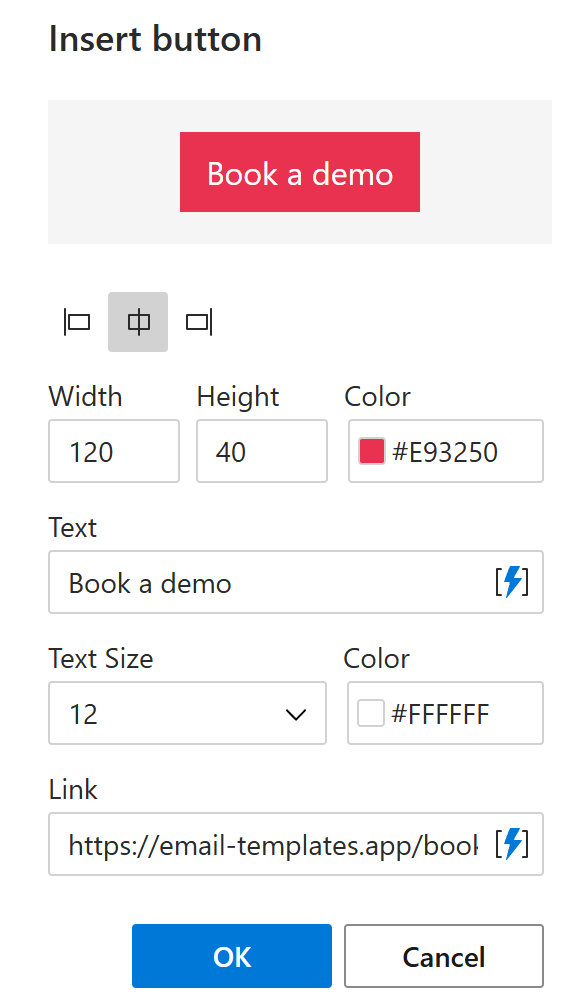 Configure a button. Configure a button.