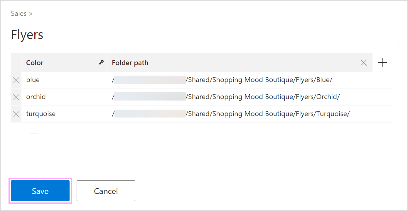 Save your simple dataset.
