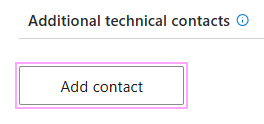 Add technical contacts.