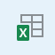 The Excel-based dataset icon
