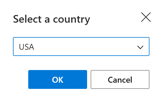 Selecting a key value through a pop-up dialog Selecting a key value through a pop-up dialog