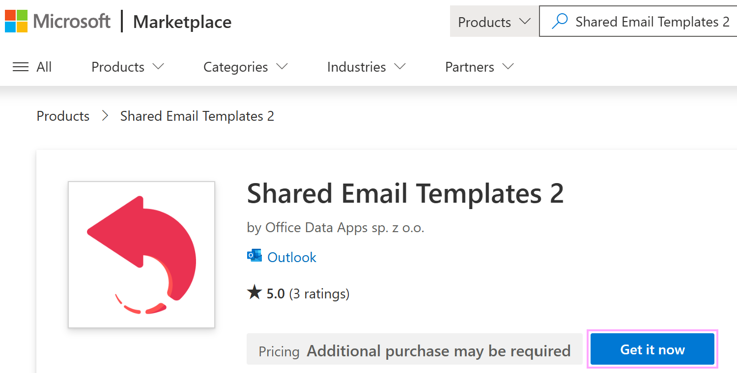 Shared Email Templates 2 in the Microsoft Marketplace Shared Email Templates 2 in the Microsoft Marketplace