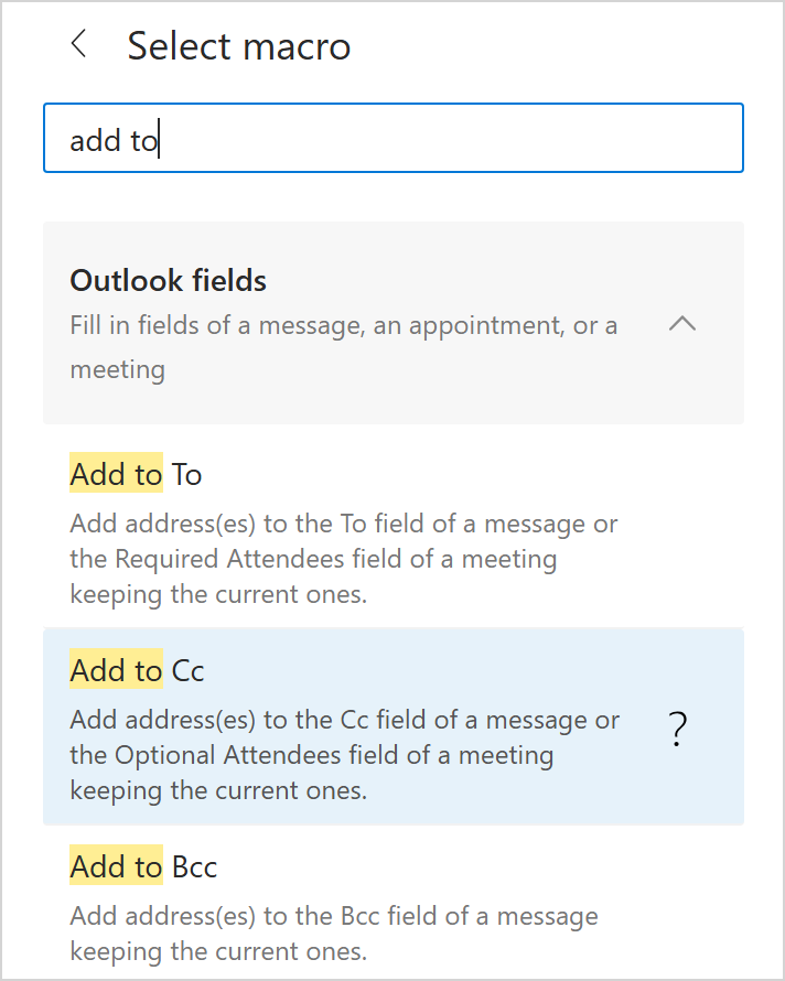 Automatically add Cc recipients to an Outlook email using a macro.