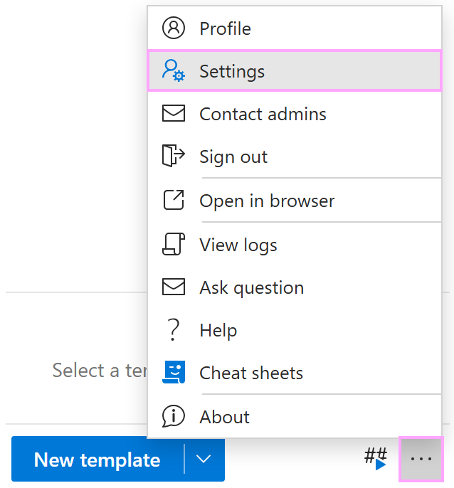 Open Settings. Open Settings.