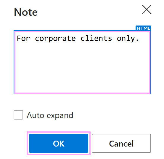 Add a note. Add a note.