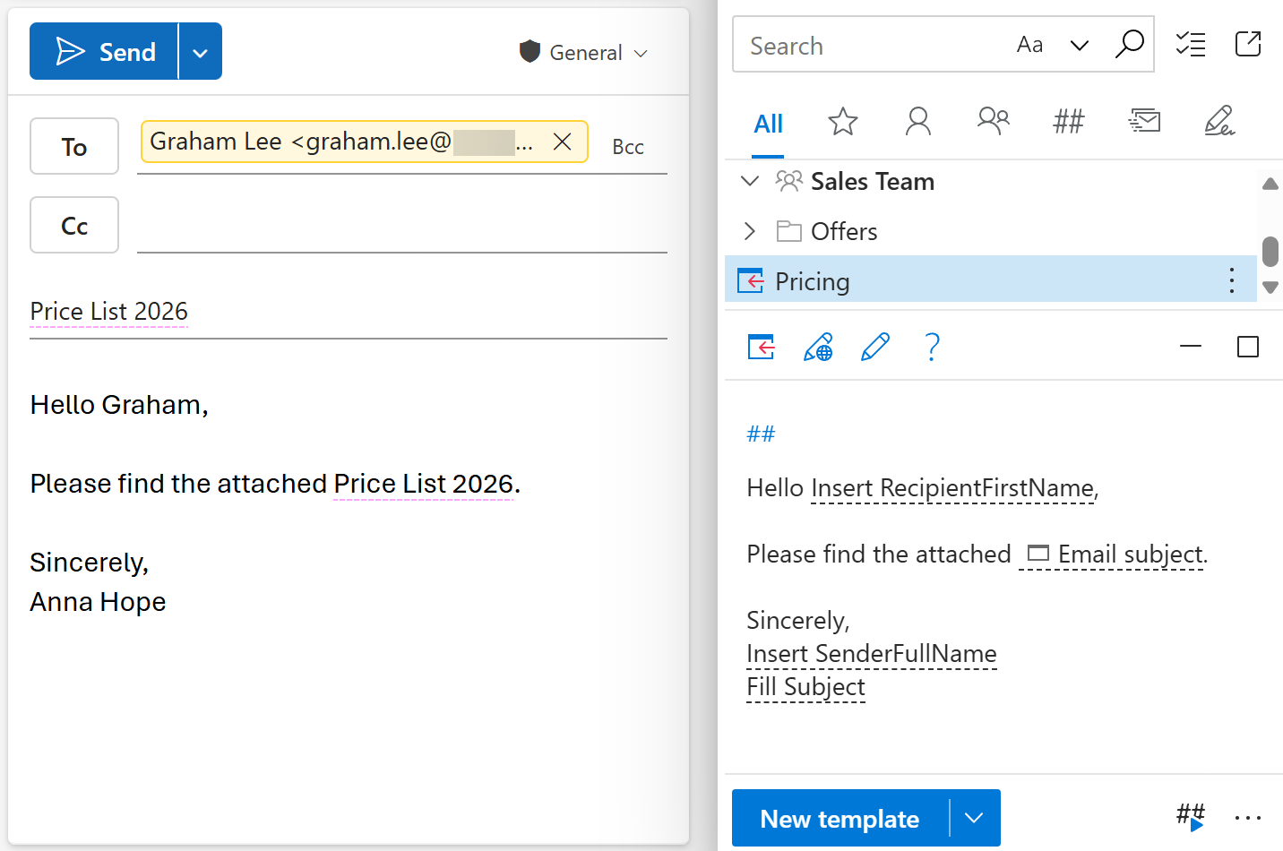 The same text in both the subject line and the message body The same text in both the subject line and the message body