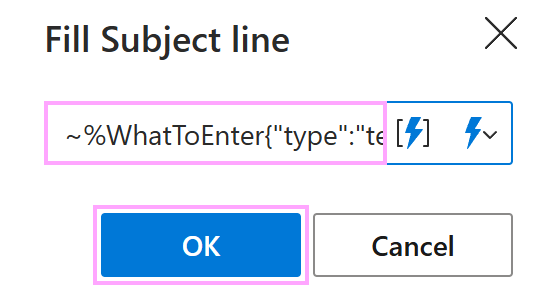 The WhatToEnter macro to be nested The WhatToEnter macro to be nested