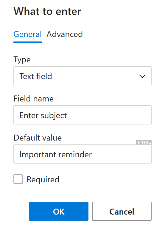 The WhatToEnter macro that is going to be nested The WhatToEnter macro that is going to be nested