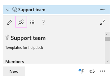 Manage your new team. Manage your new team.
