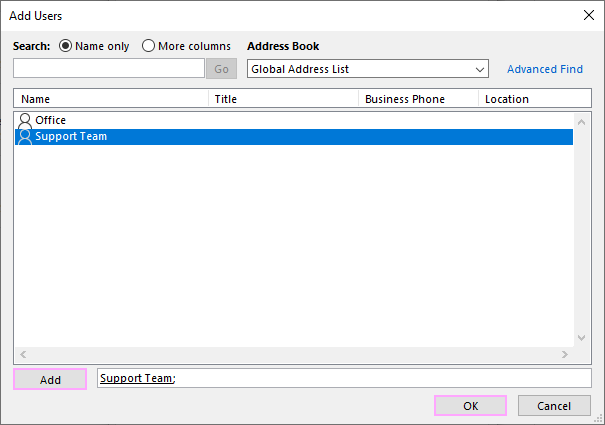 Add users. Add users.