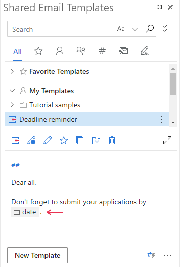 Default macros style Default macros style