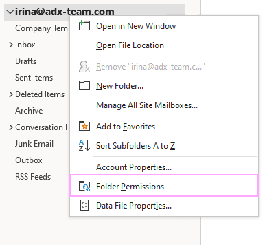 Root Folder Permissions. Root Folder Permissions.