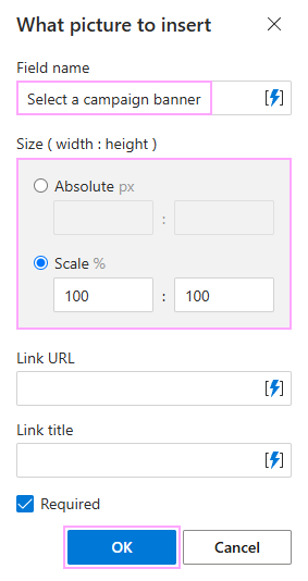Add a reminder to an email template.