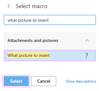 Select the WhatPictureToInsert macro.