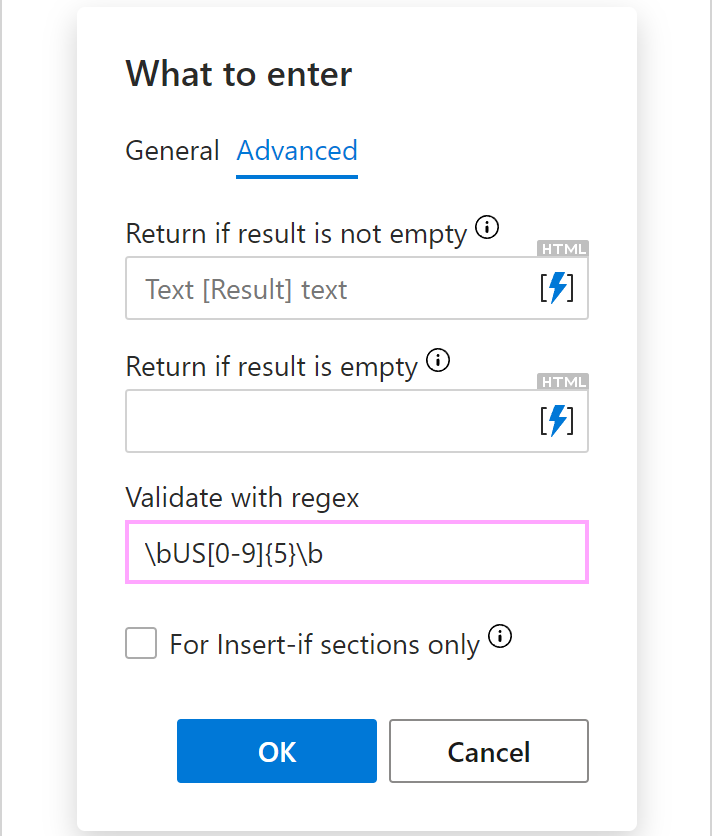 Validate with regex Validate with regex