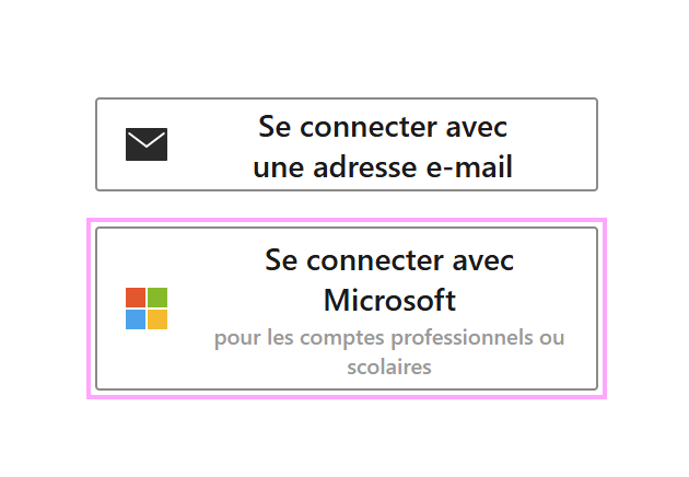 Se connecter à Shared Email Templates avec un compte Microsoft.