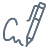 Signature icon Signature icon