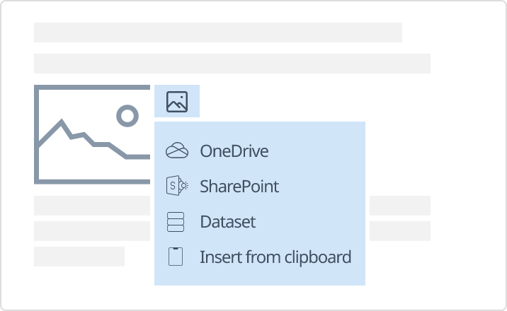 Enrich your Outlook email templates with images.