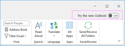 Check which Outlook app you are currently using. Check which Outlook app you are currently using.