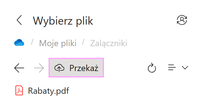 Przekaż przycisk. Przekaż przycisk.